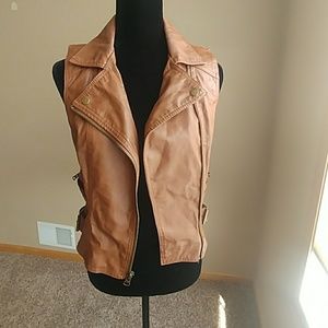American Rag Womens S Small Brown Faux Leather